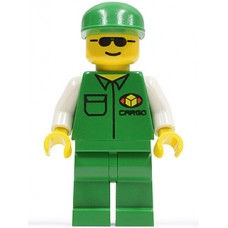 car003 Cargo - Green Shirt, Green Legs, Green Cap 